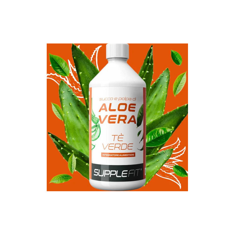 JUS ET PULPE D’ALOE VERA AVEC DU THÉ VERT