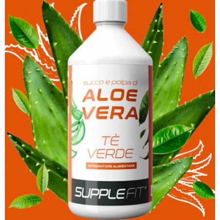 JUS ET PULPE D’ALOE VERA AVEC DU THÉ VERT